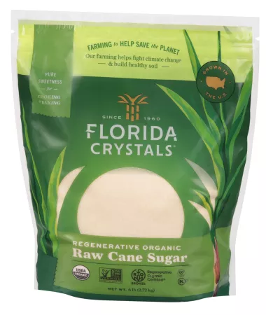 Florida Crystals® Organic Raw Cane Sugar 6 lb. Pouch